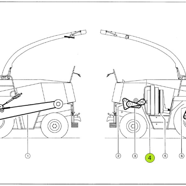 PAS 77400 wentylator chłodnicy Claas Jaguar