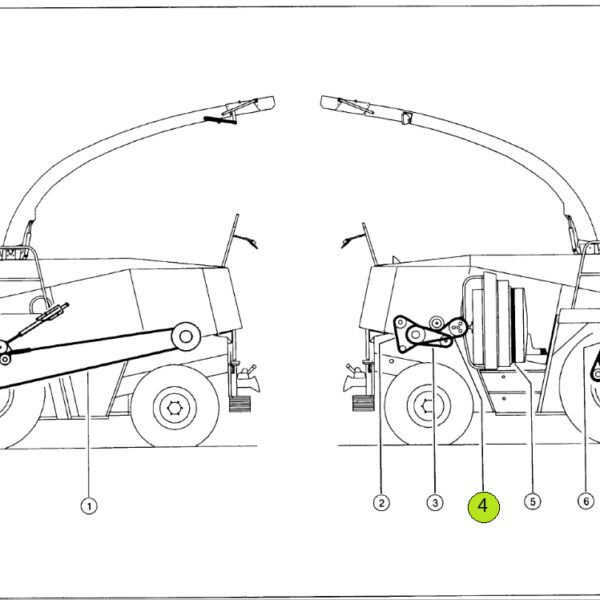 PAS 742206 wentylator chłodnicy Claas Jaguar