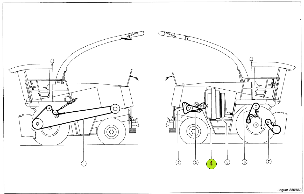 PAS 77400.0 wentylator chłodnicy Claas Jaguar