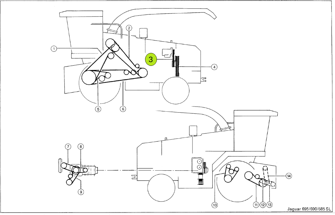 PAS 133528 Alternator Claas Jaguar